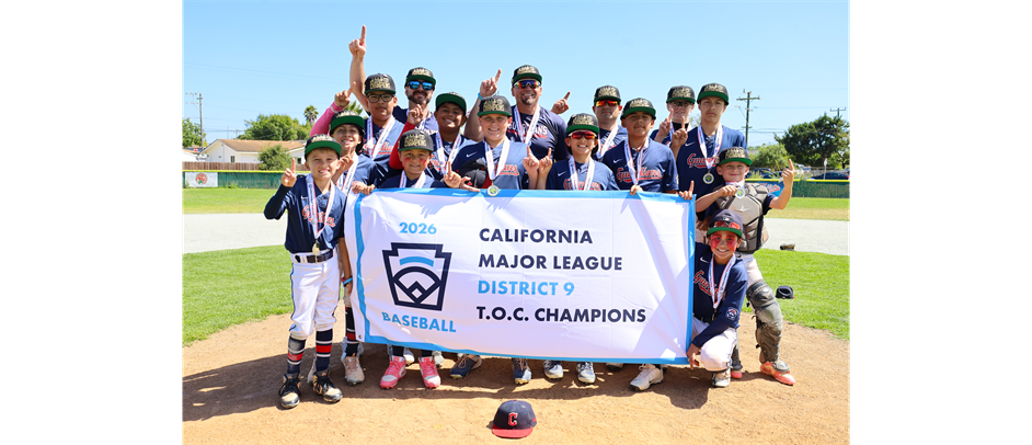 2026 D9 TOC MAJOR CHAMPS- HOLLISTER LL!