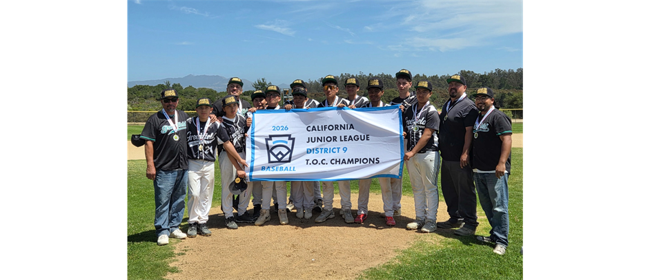2026 D9 TOC JUNIOR CHAMPS- GREENFIELD LL!